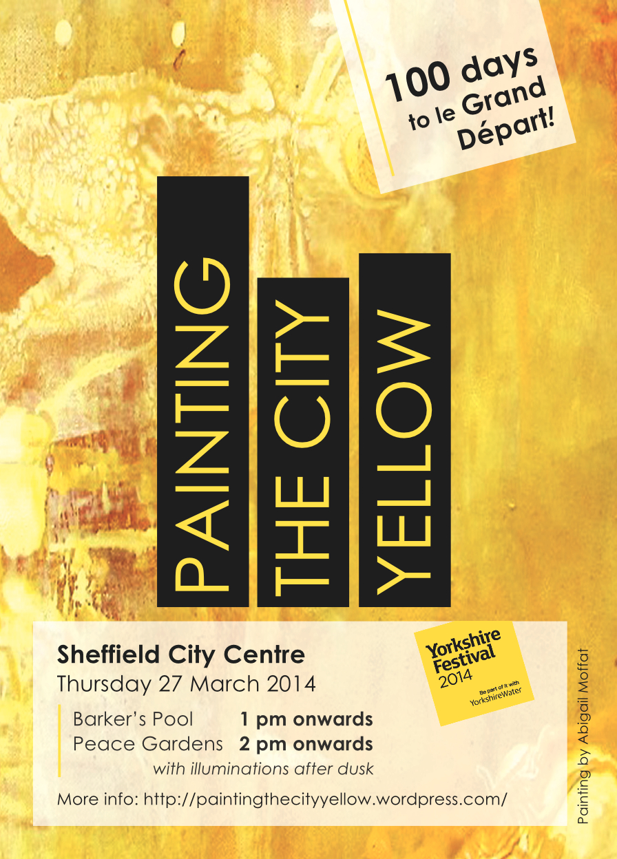 Painting the City Yellow Flyer A5 Front